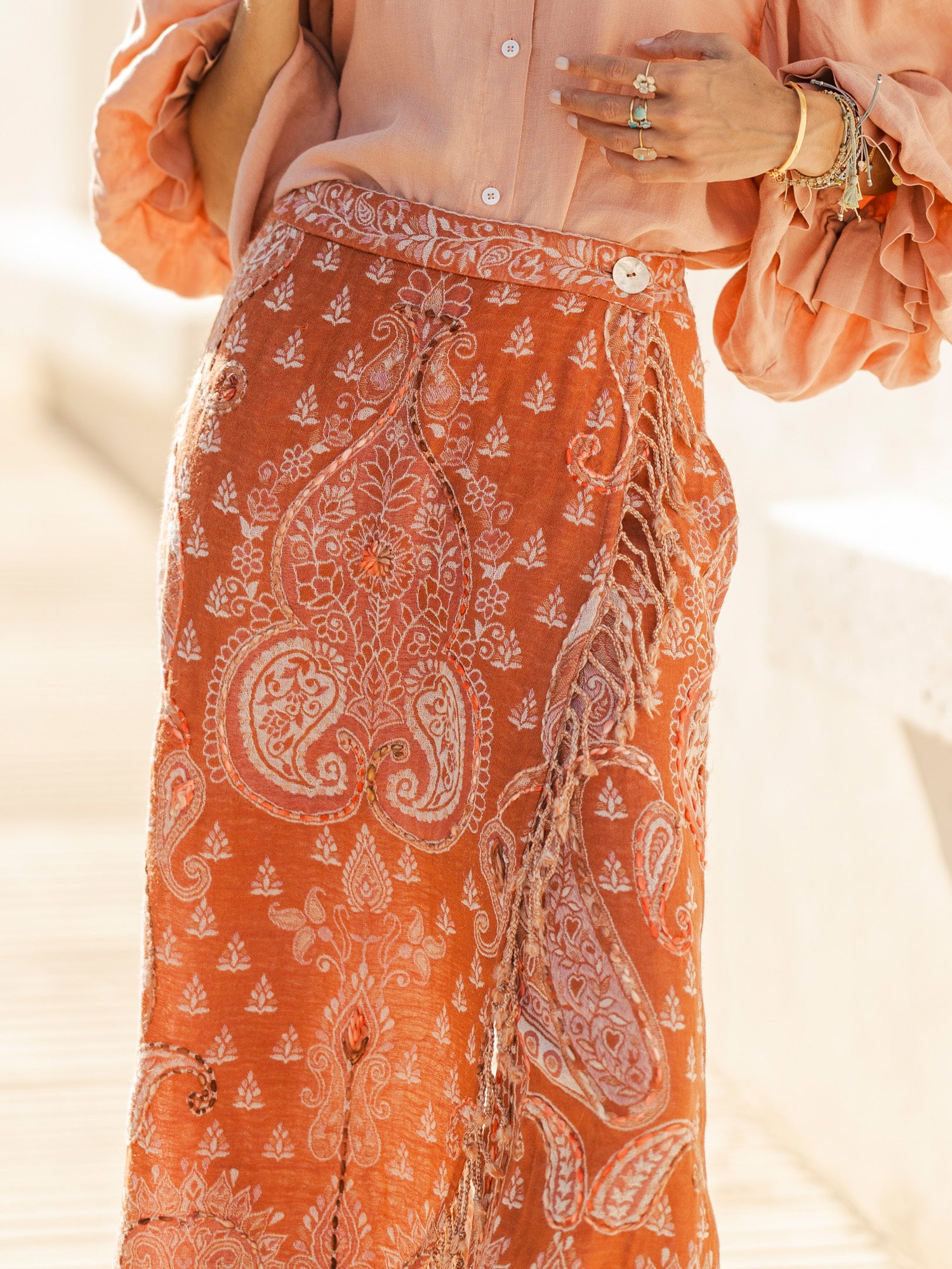 Skirt-Pants Mahir Pink by Cris Mata