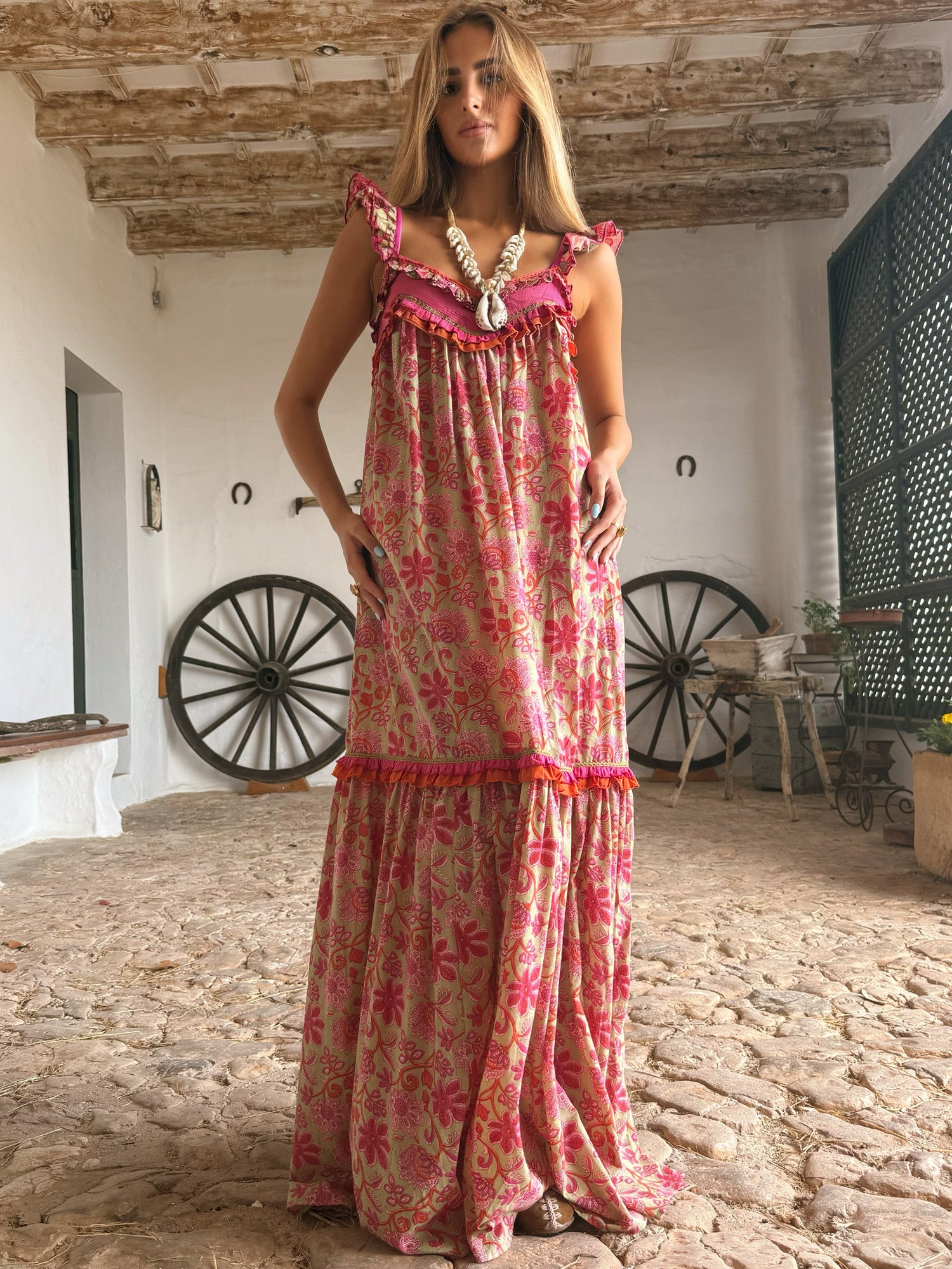 Artrutx Dress Floral Pink (B2B)