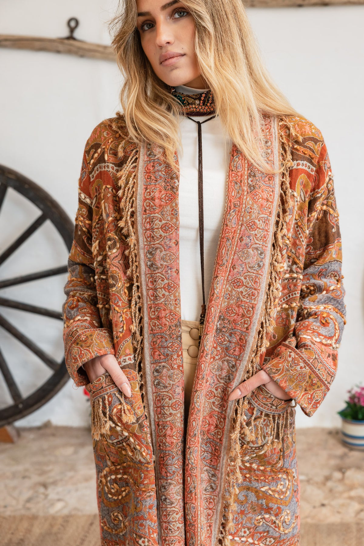 Sa Mesquida 3/4 Jacket & Embroidery