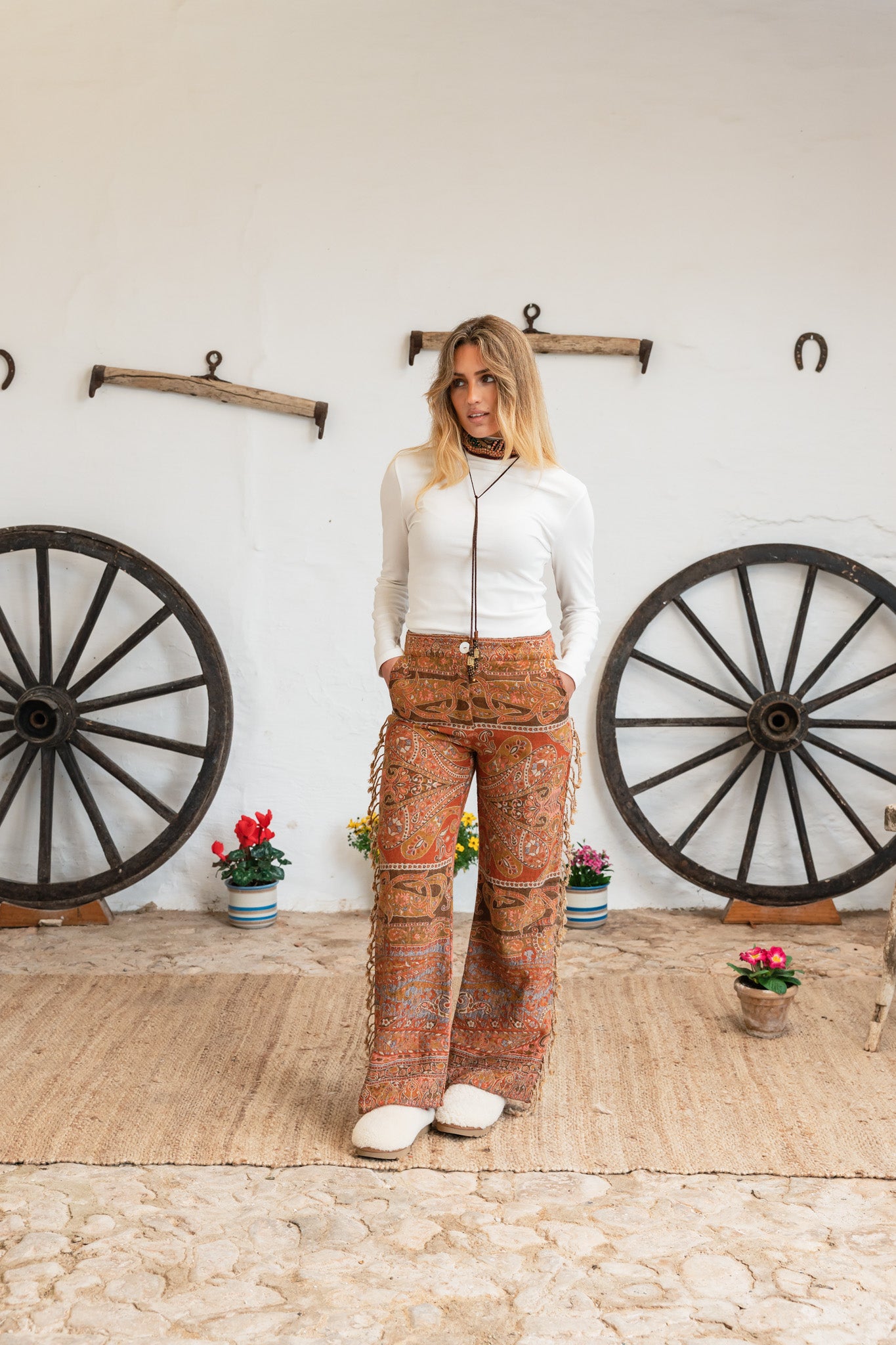 Sa Mesquida Pants Wool 100%