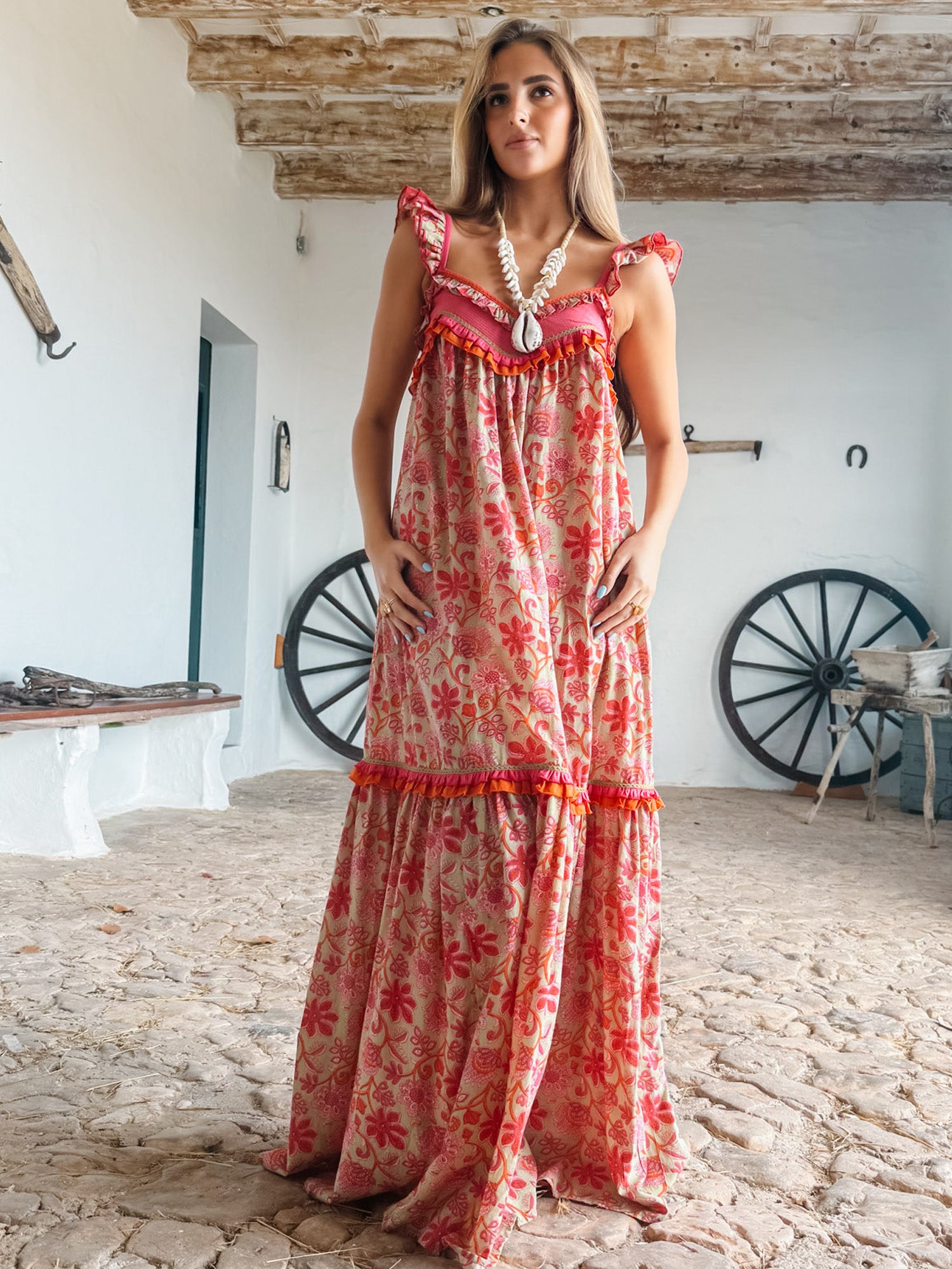 Artrutx Dress Floral Pink