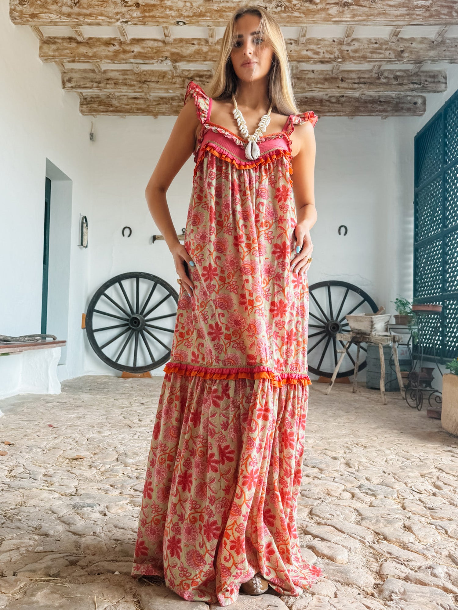 Artrutx Dress Floral Pink