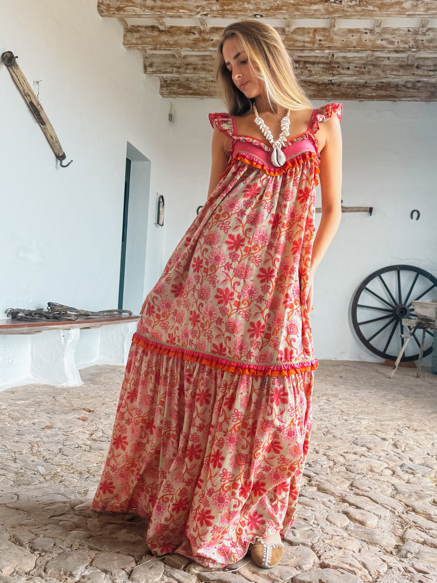 Artrutx Dress Floral Pink
