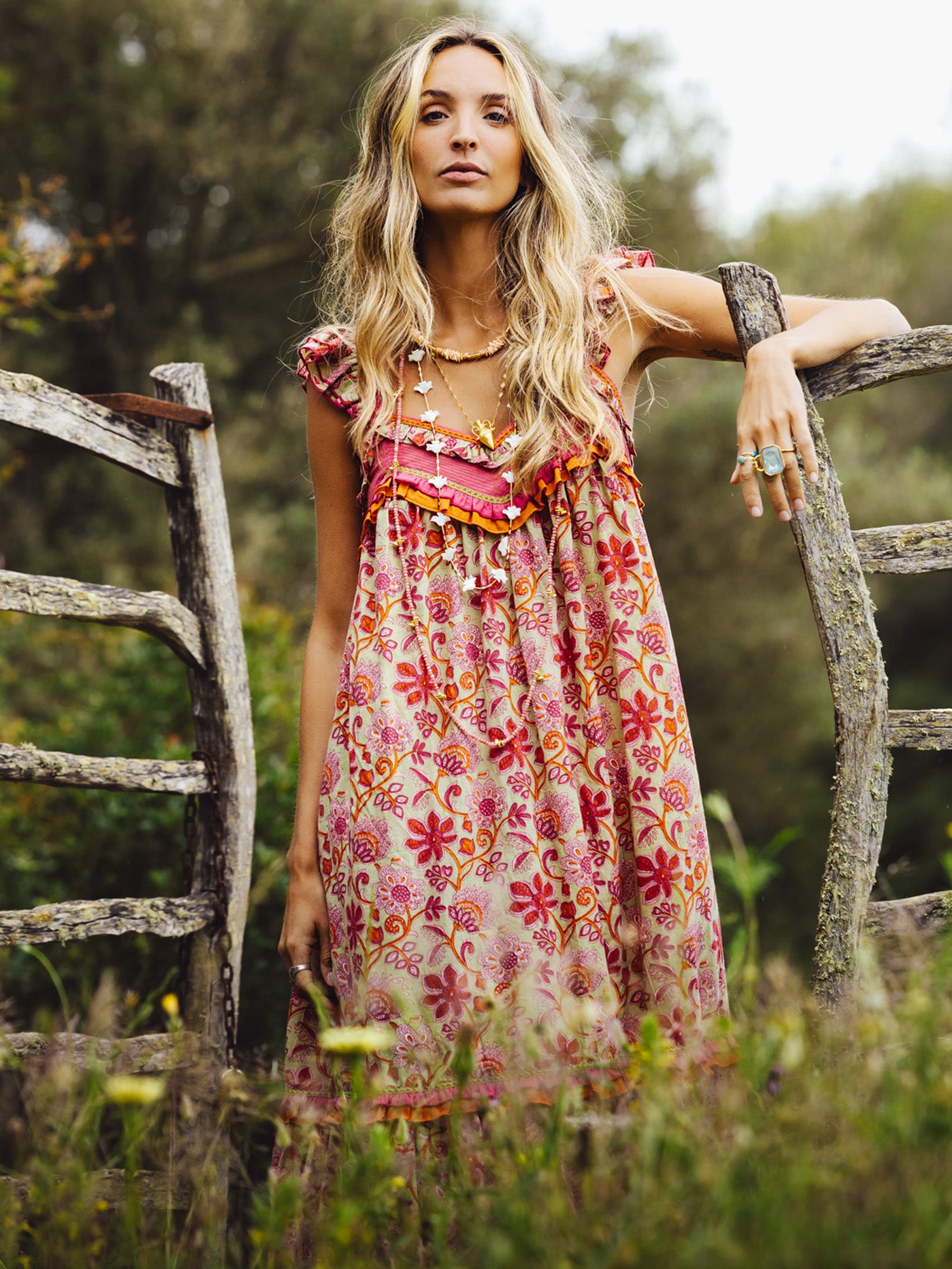 Artrutx Dress Floral Pink