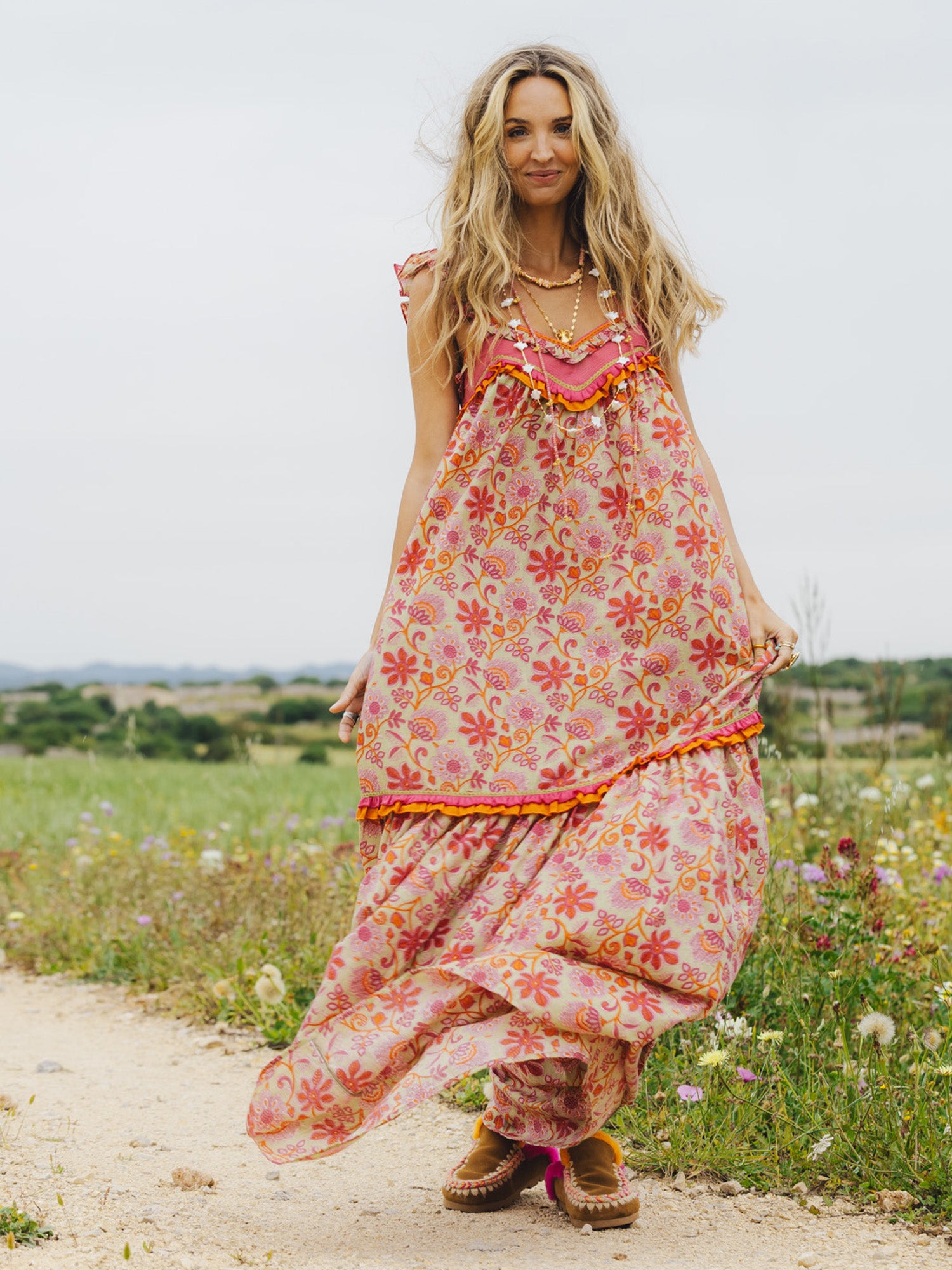 Artrutx Dress Floral Pink