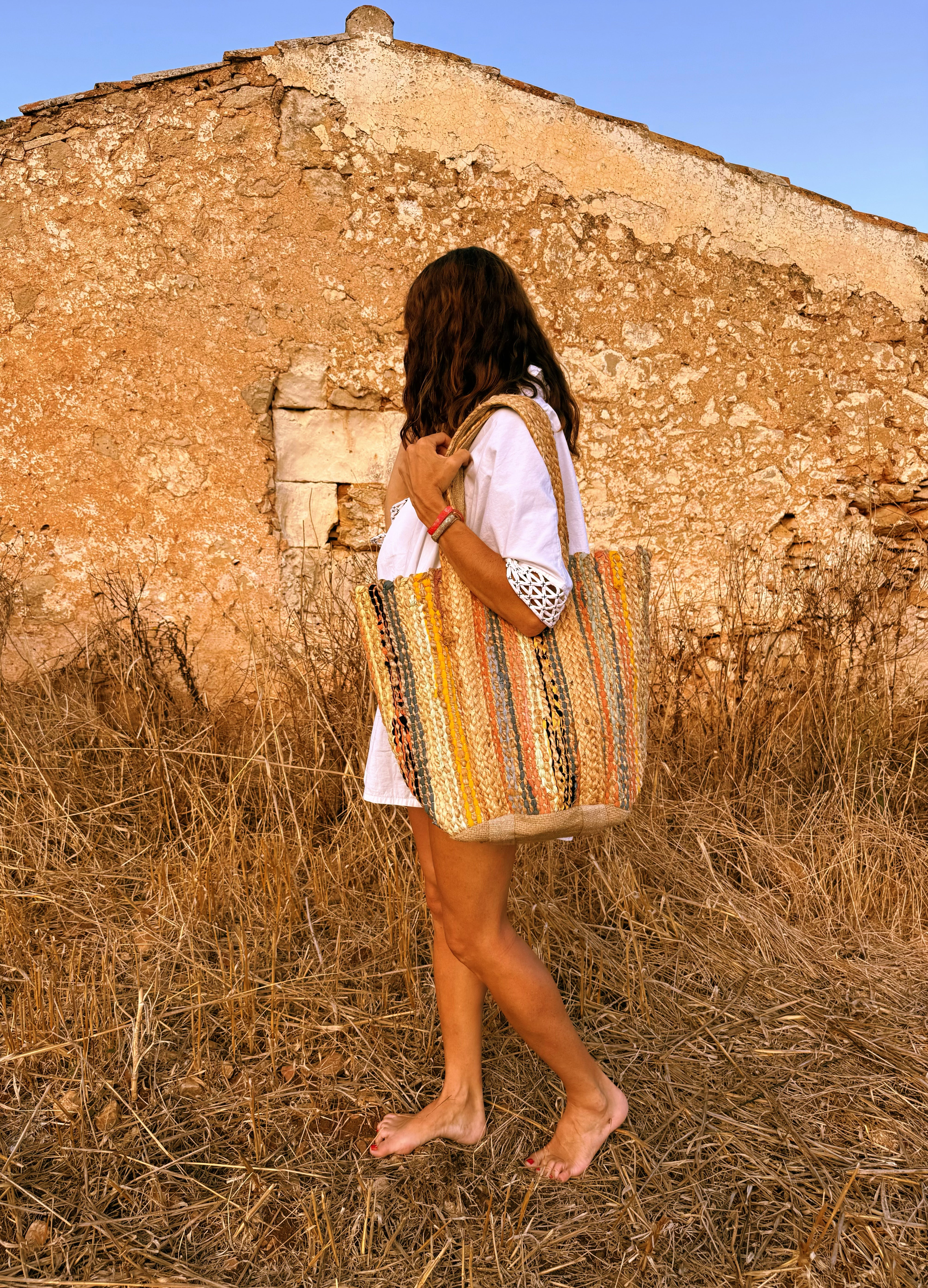 Manili Medium White Bag
