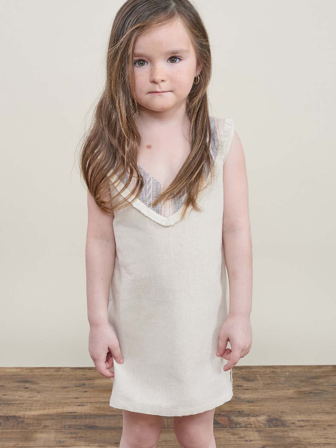 Tawang Dress Kids Cream
