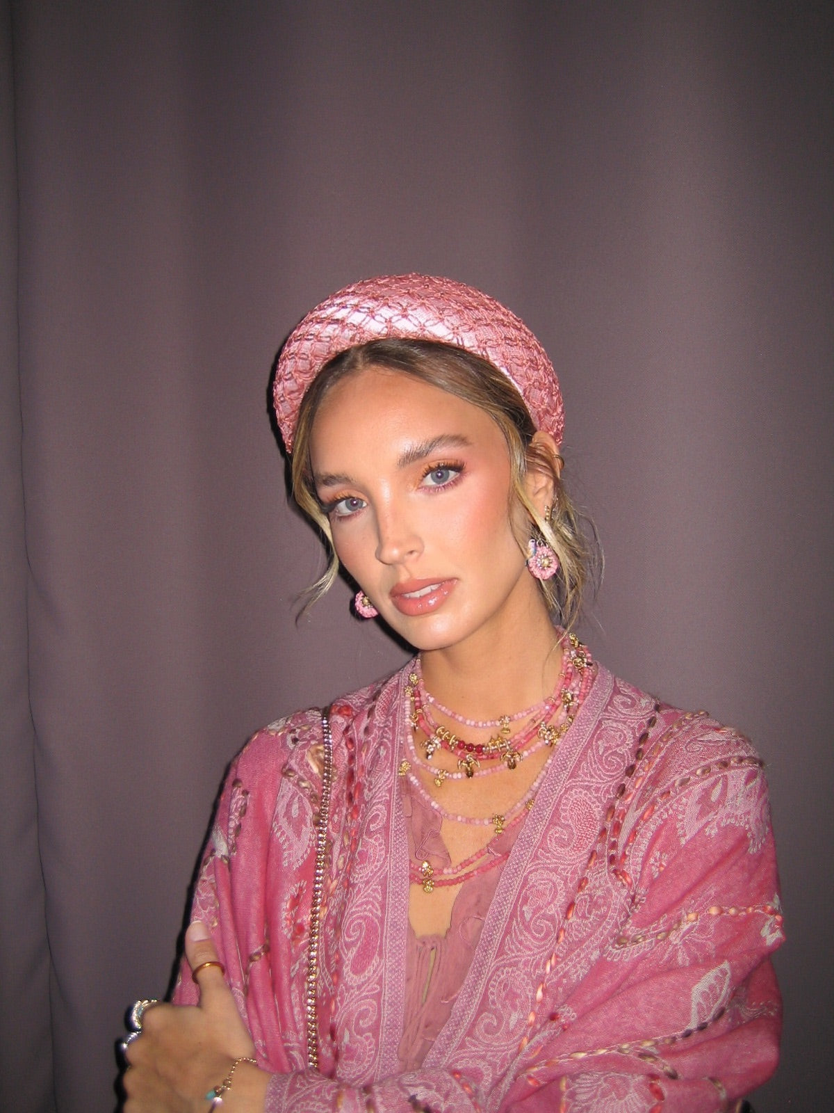 Amoha Poncho Pink & Colors