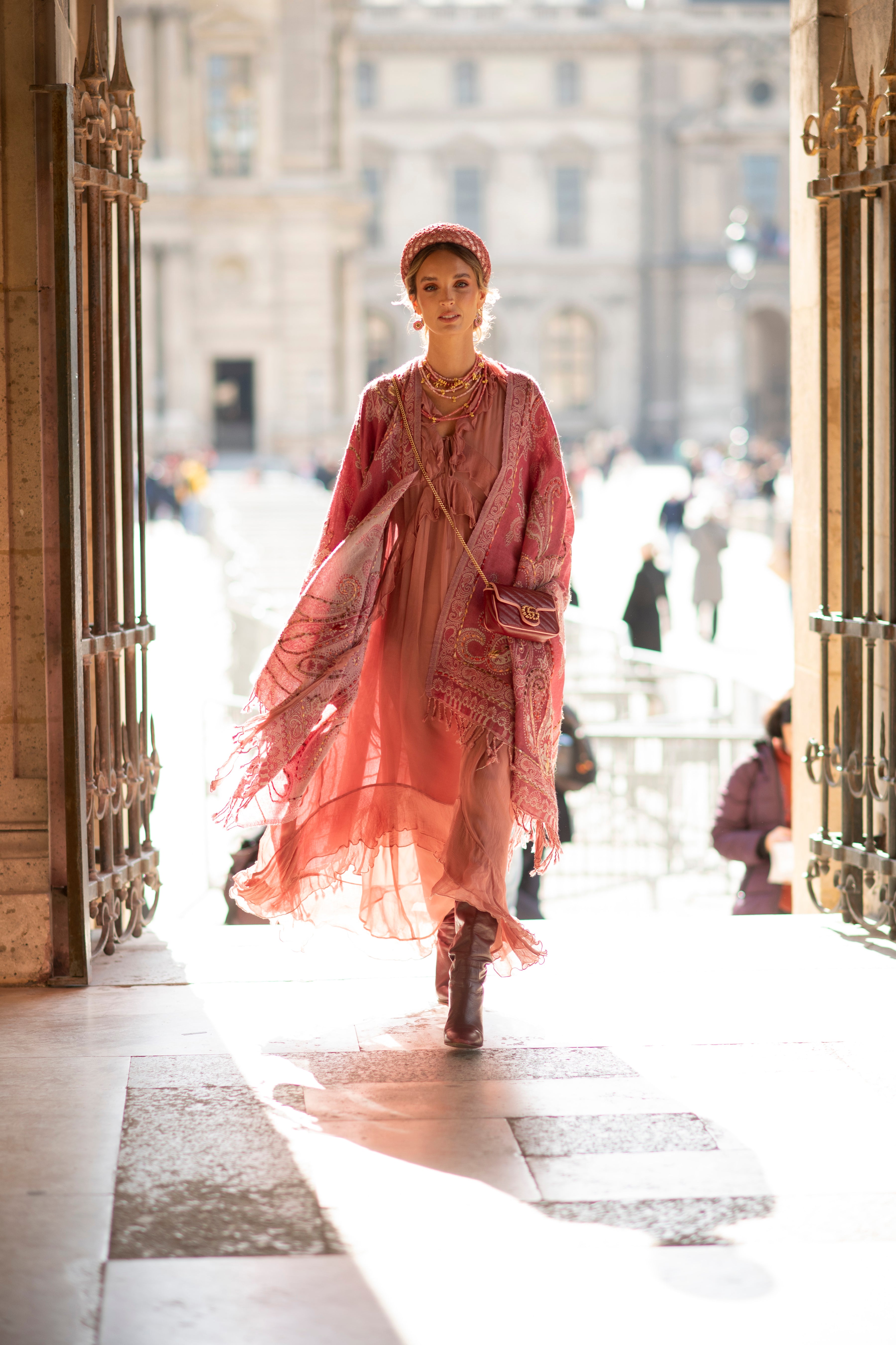Amoha Poncho Pink & Colors