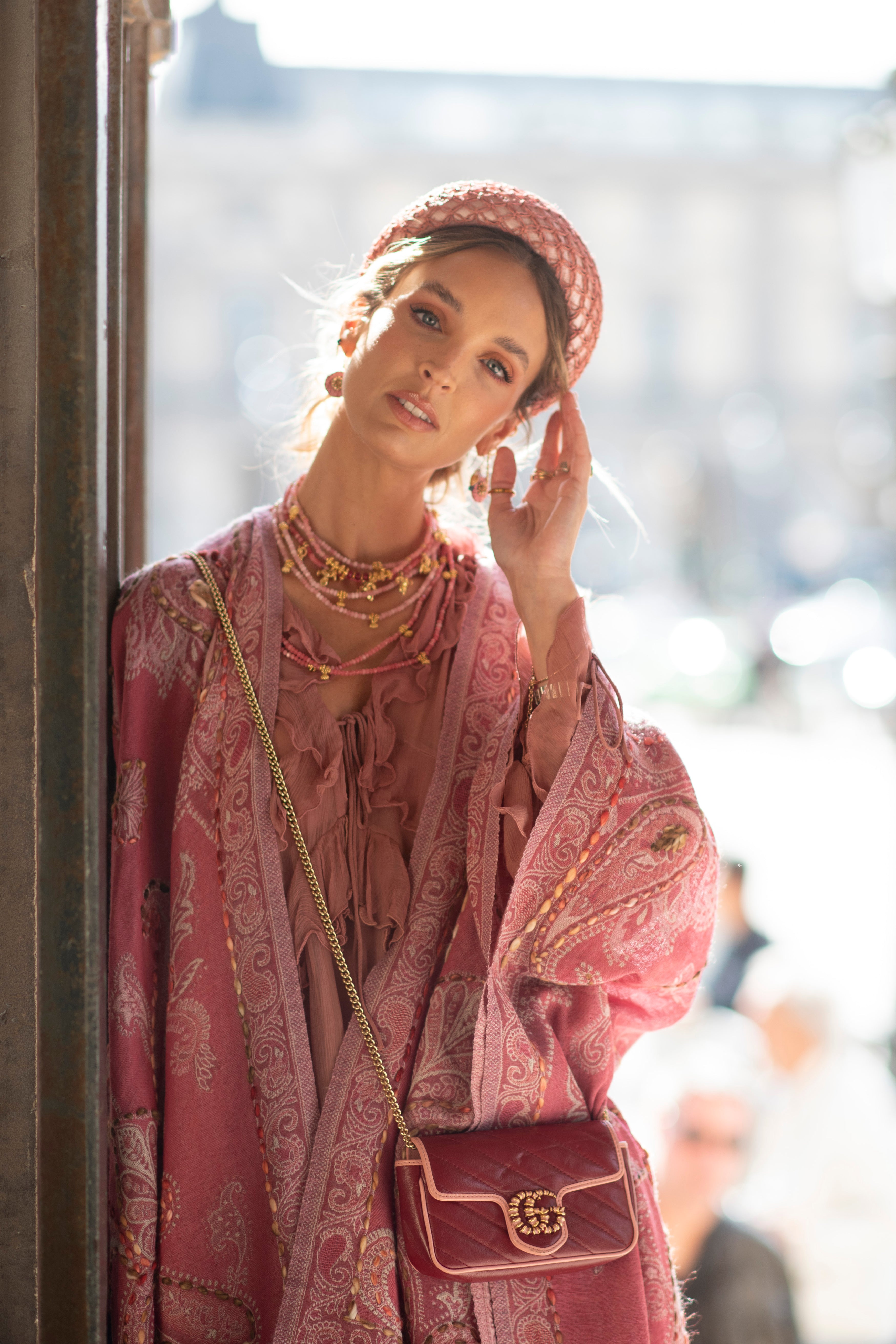 Amoha Poncho Pink & Colors