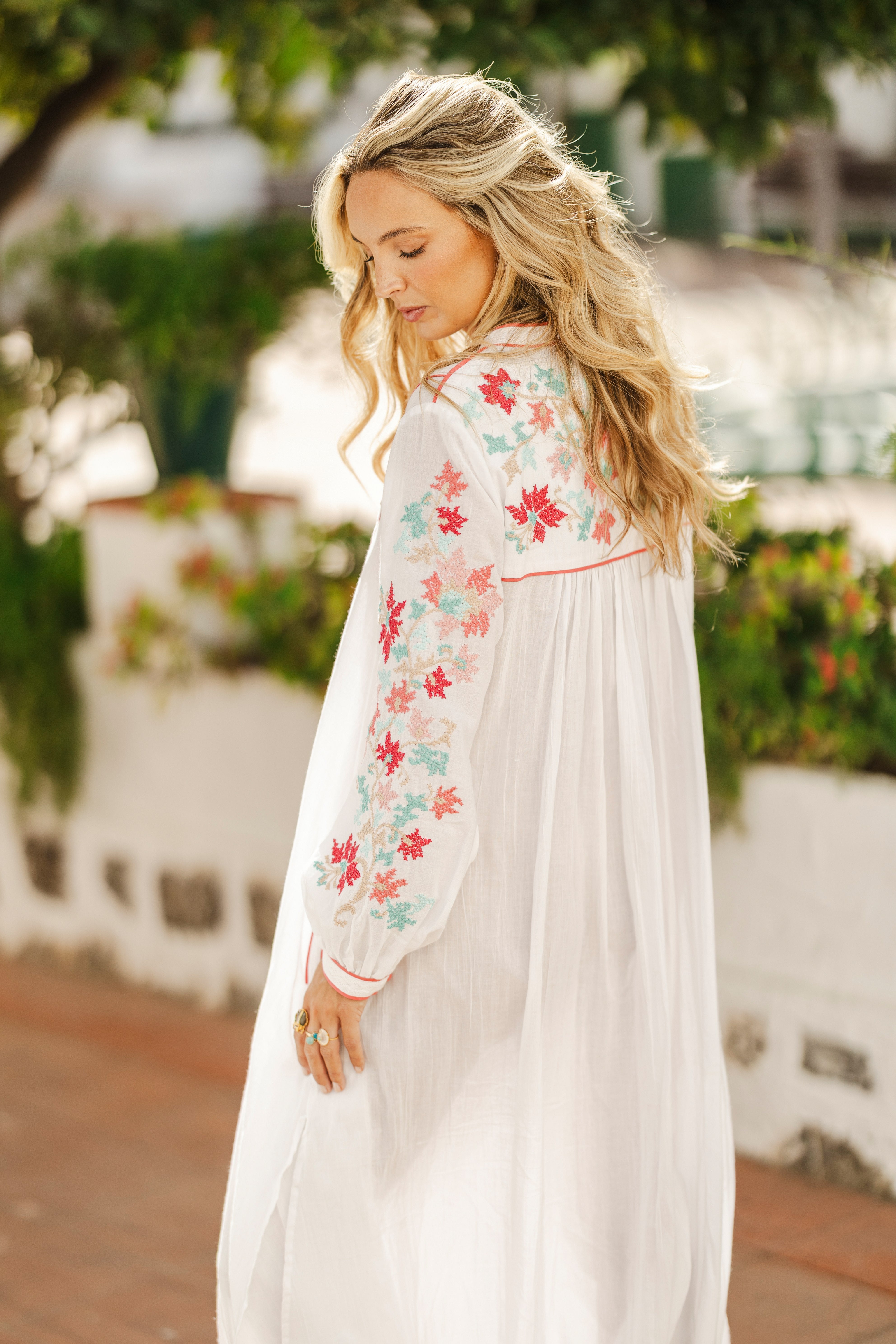 Pregonda Long Jacket-Dress White (B2B)