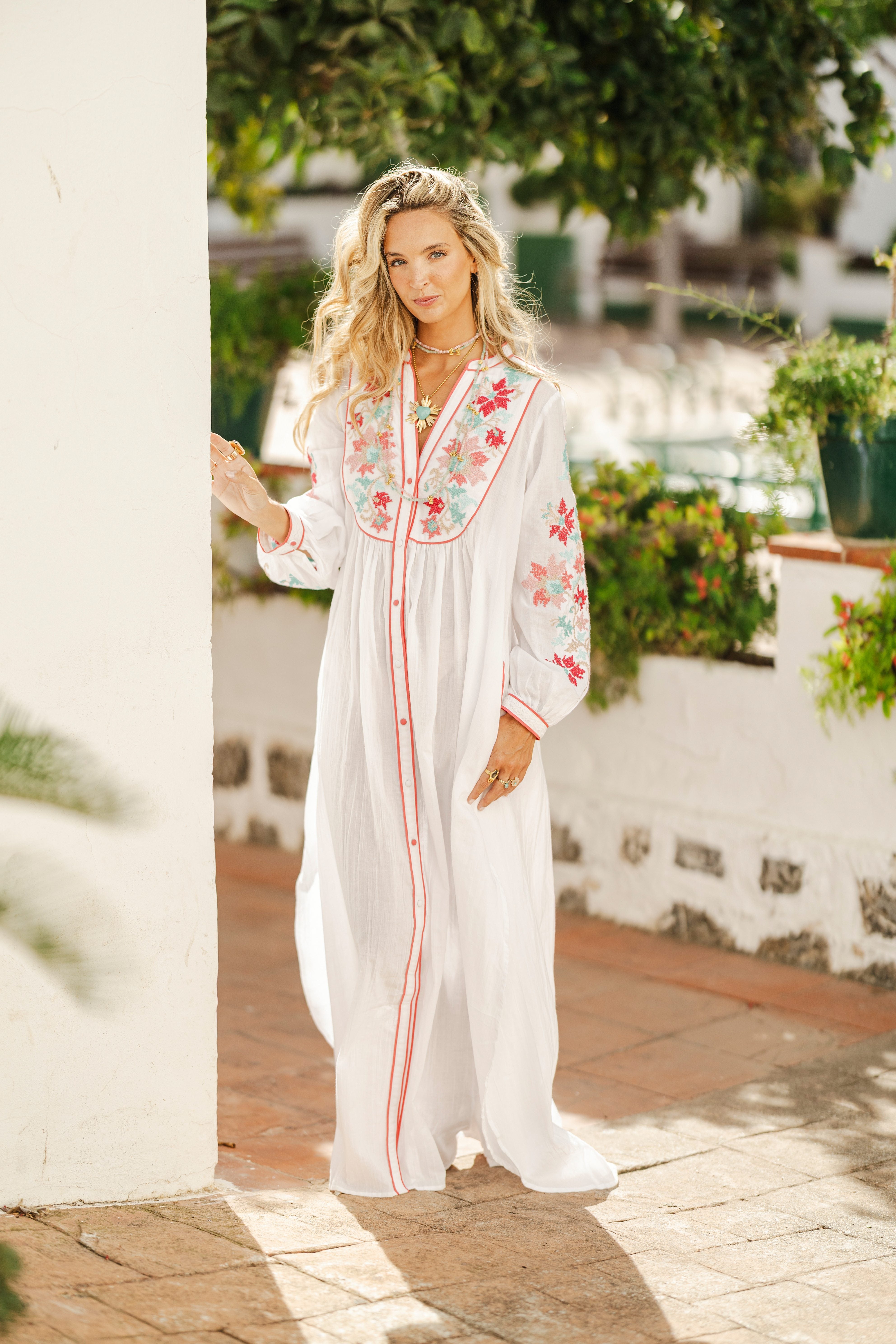 Pregonda Long Jacket-Dress White (B2B)