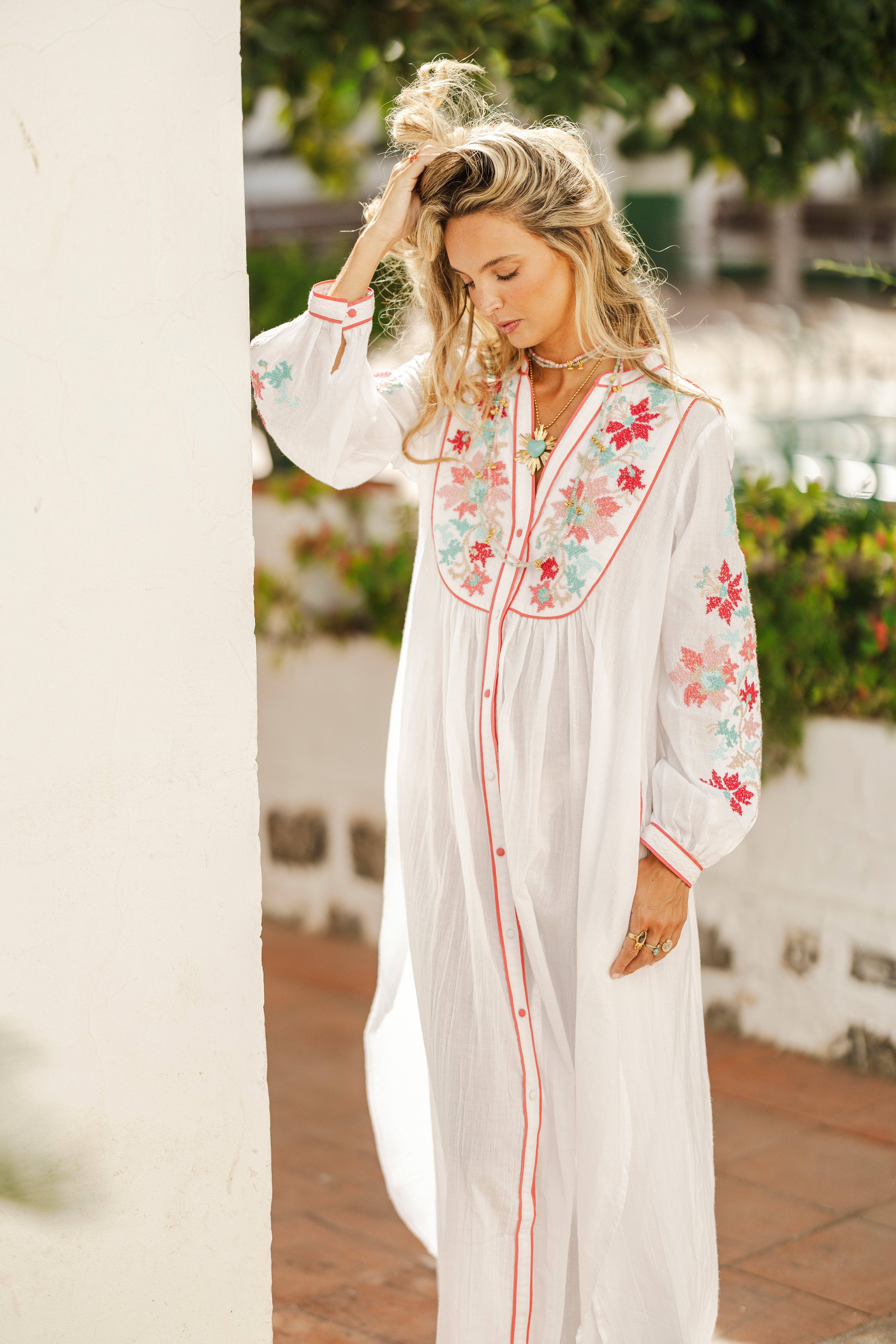 Pregonda Long Jacket-Dress White (B2B)
