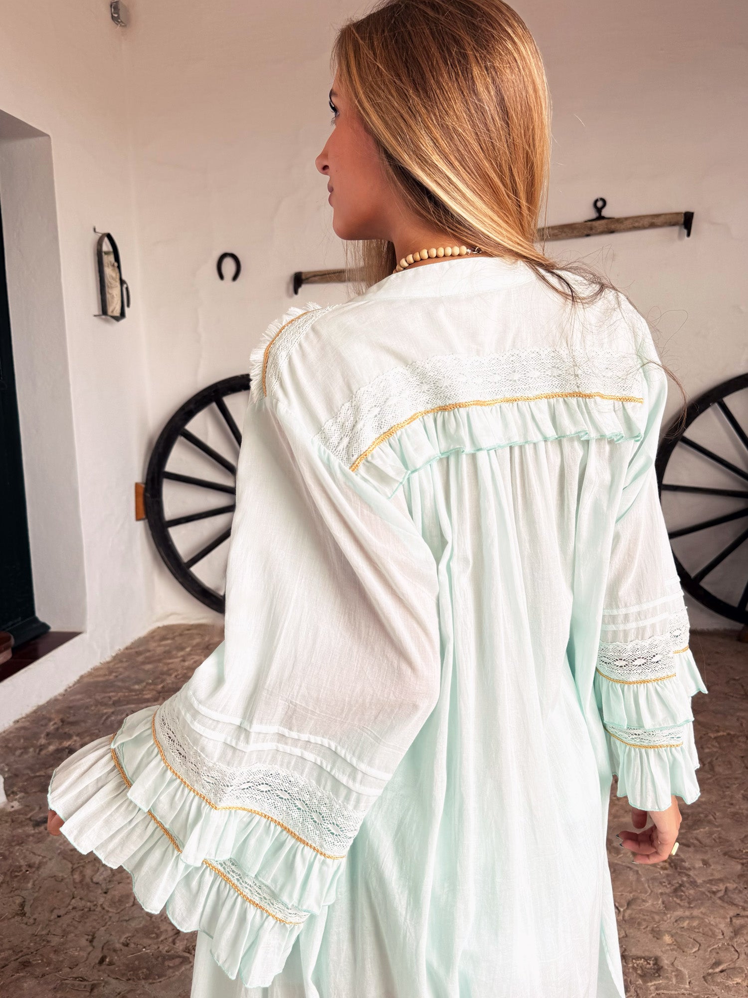 Favaritx Long Dress Jacket Blue (B2B)