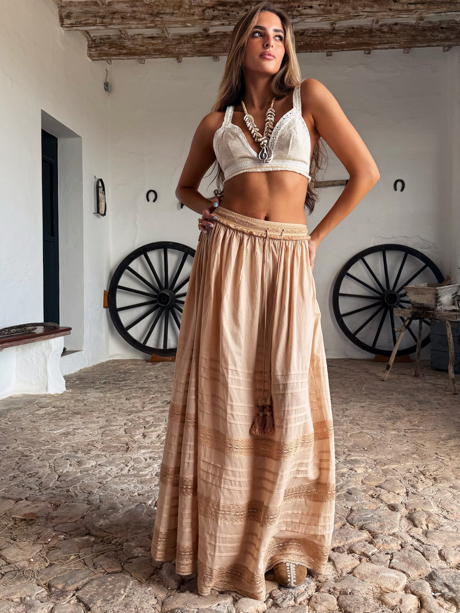 Favaritx Long Skirt Toste (B2B)