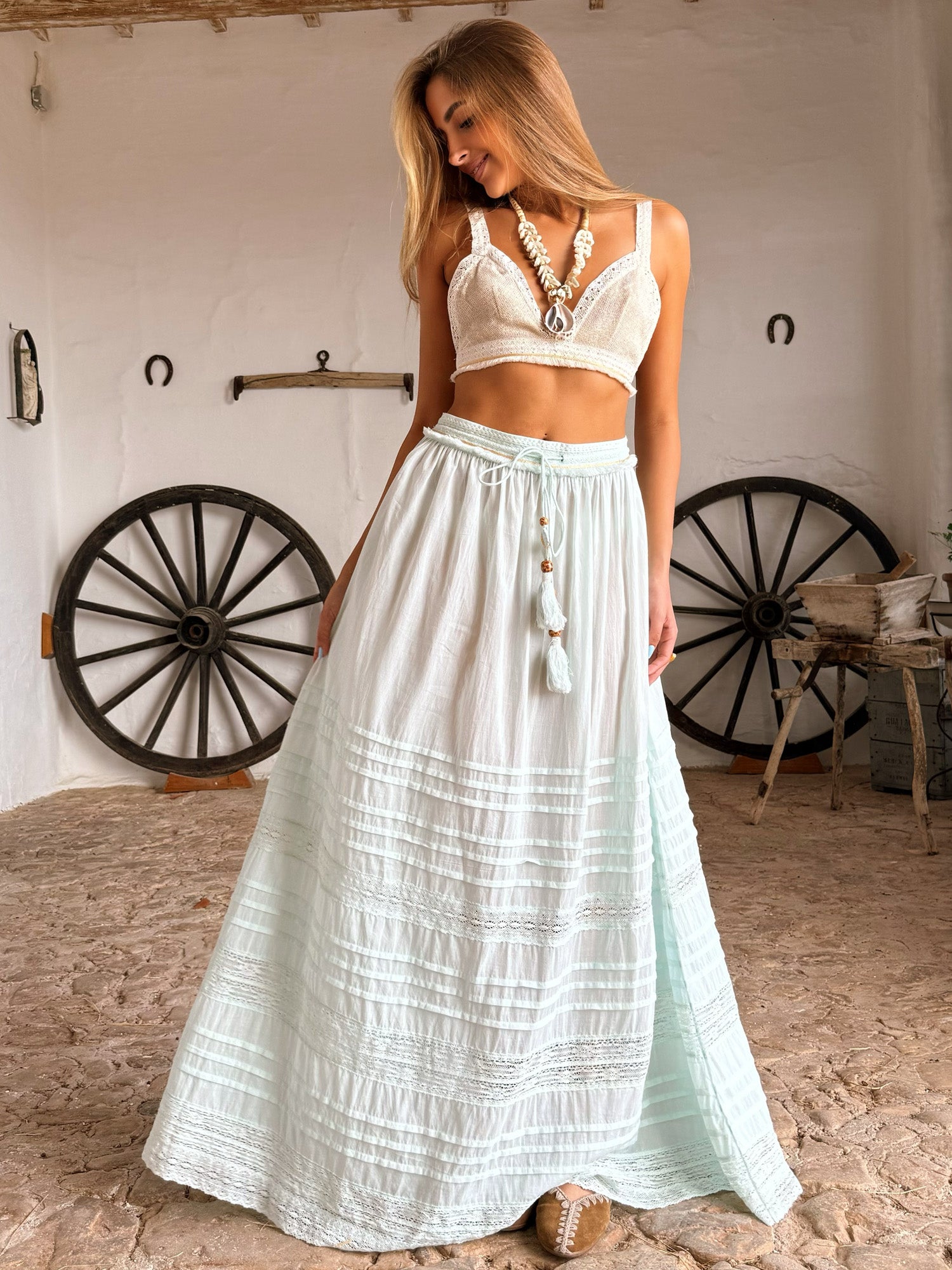 Favaritx Long Skirt Blue (B2B)