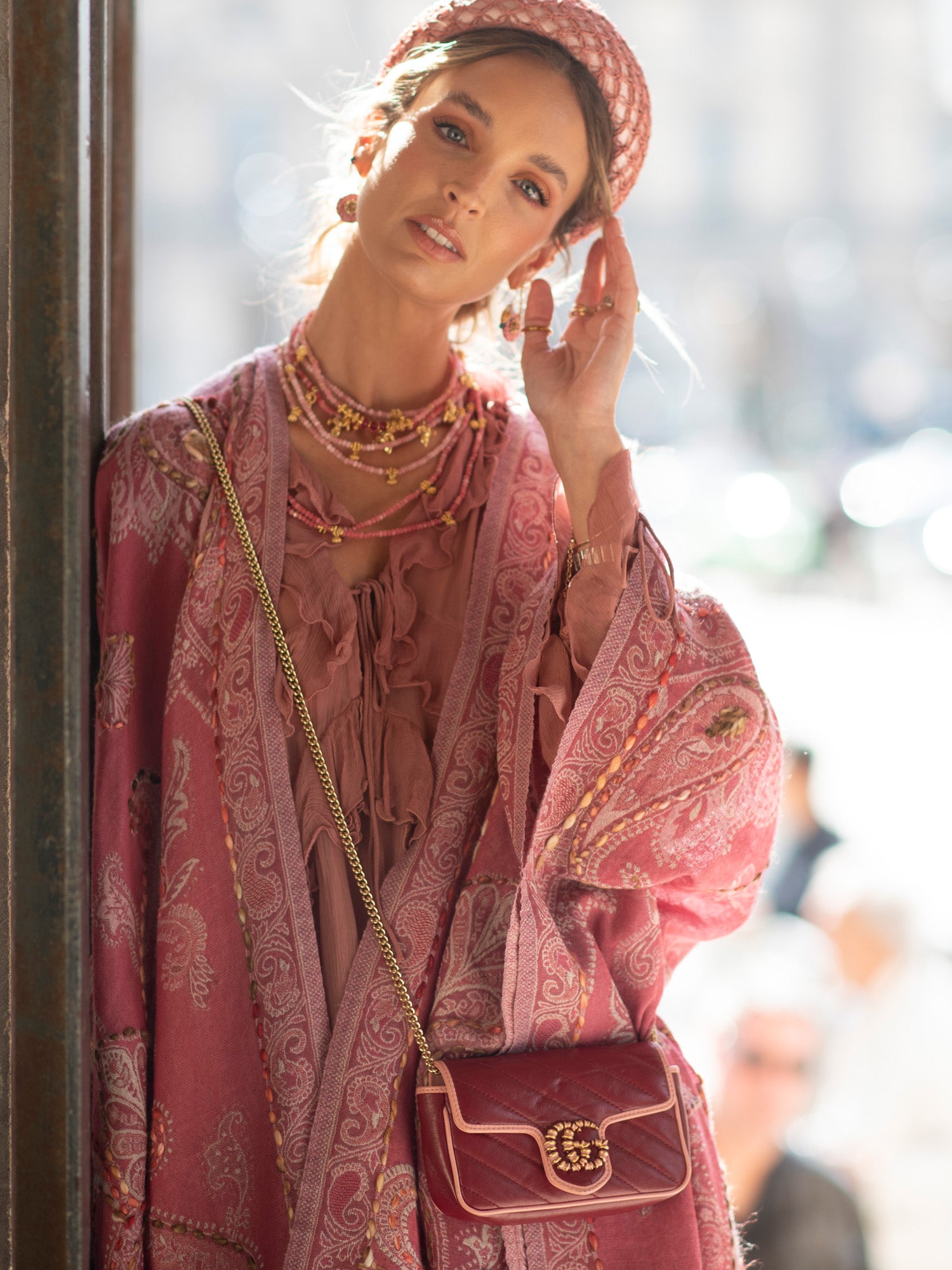 Amoha Poncho Pink & Colors (B2B)