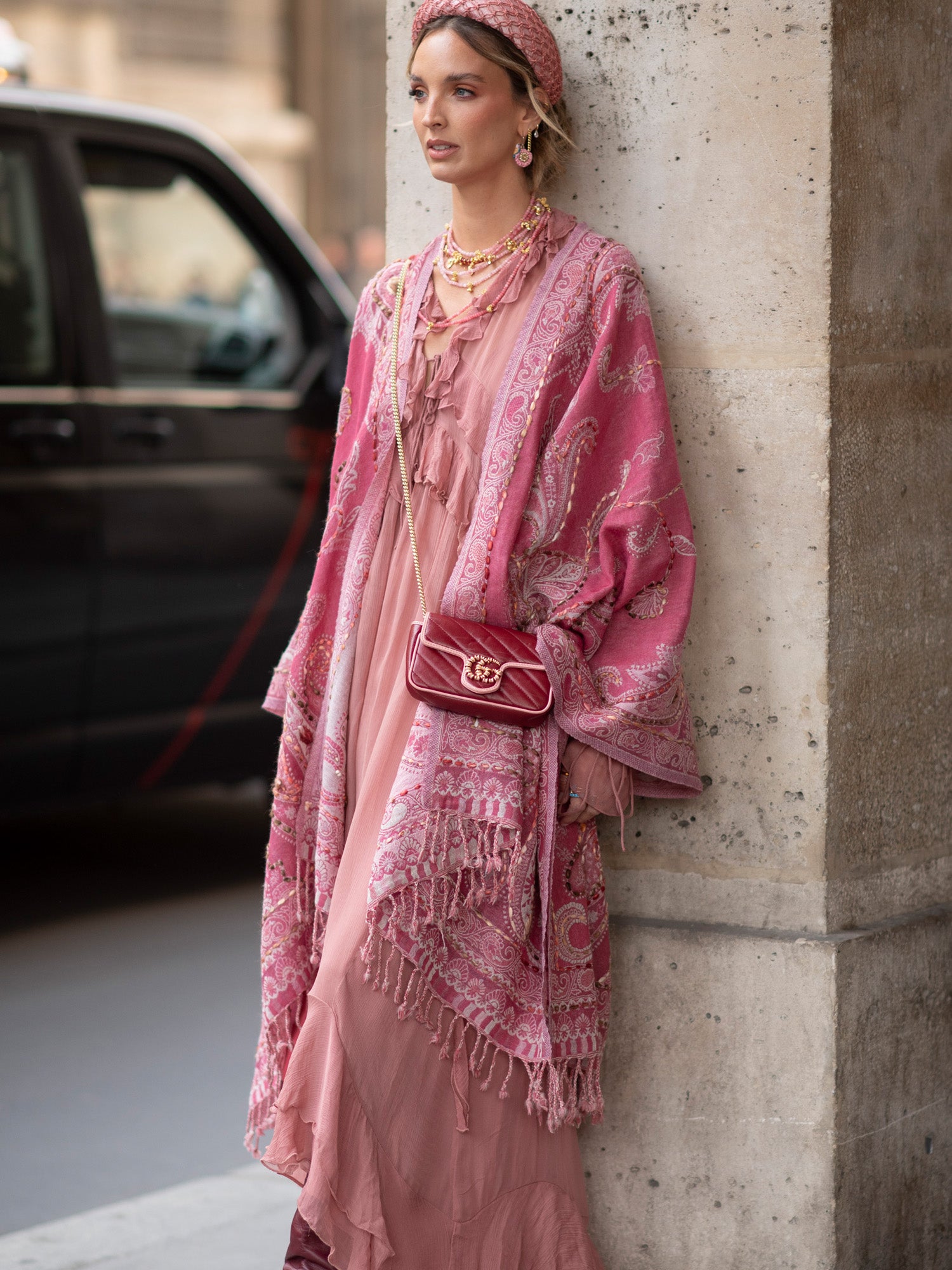 Amoha Poncho Pink & Colors (B2B)