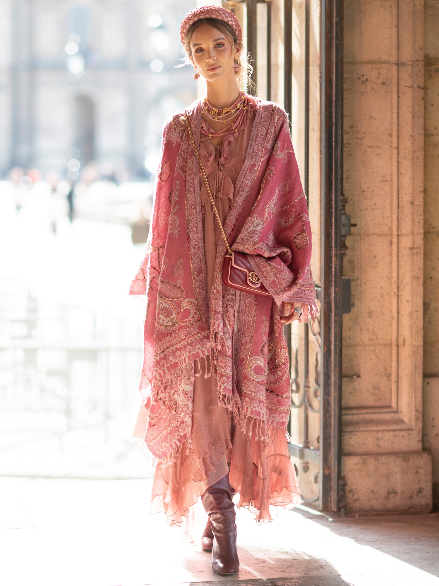 Amoha Poncho Pink & Colors (B2B)