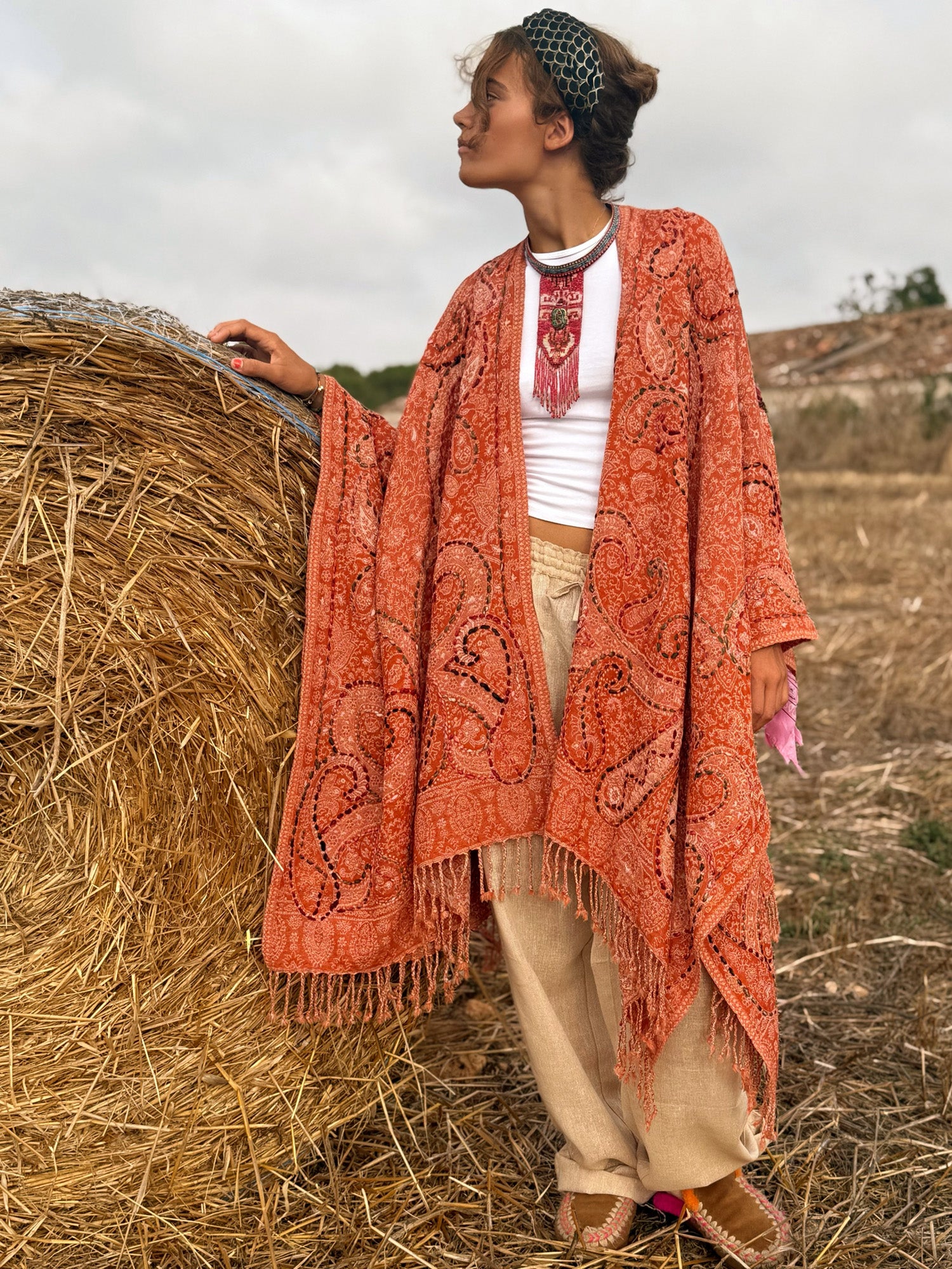 Amoha  Poncho Orange