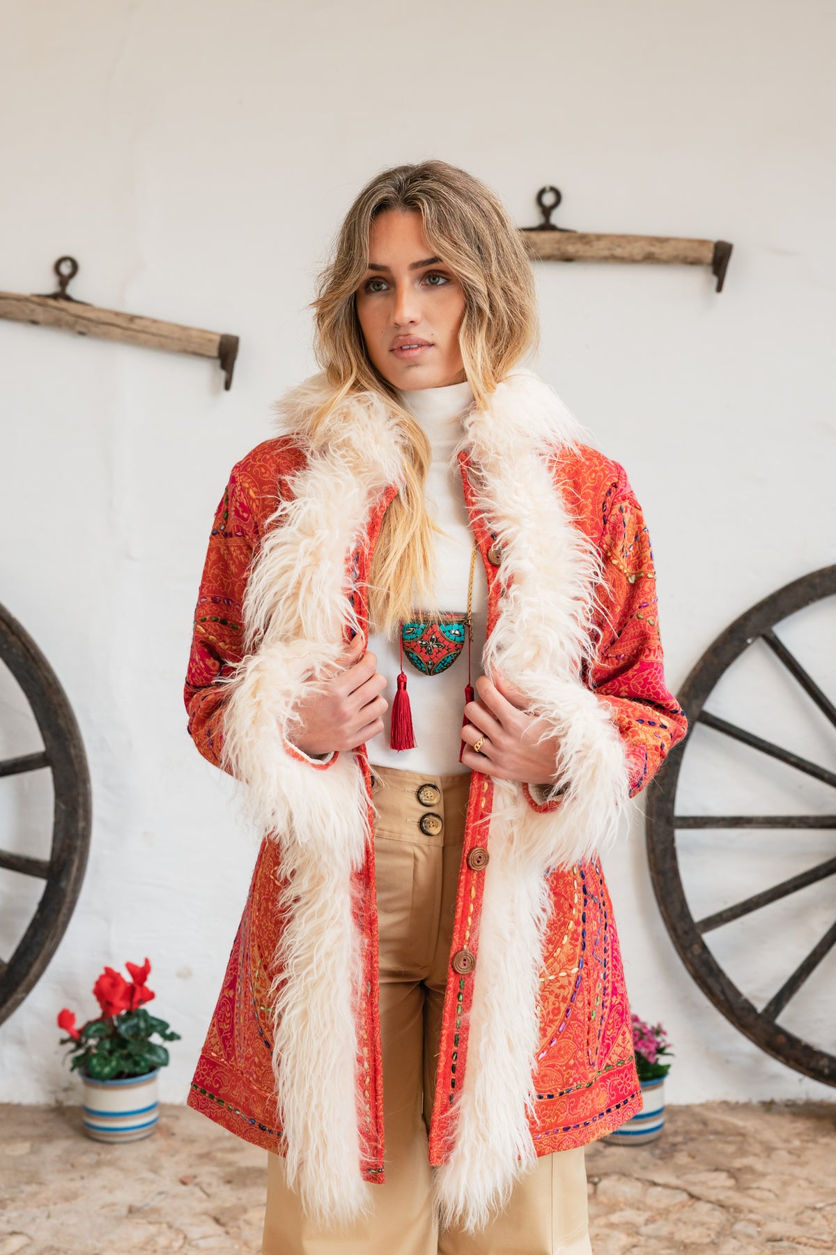 Binissaida Jacket & Natural Fur 
