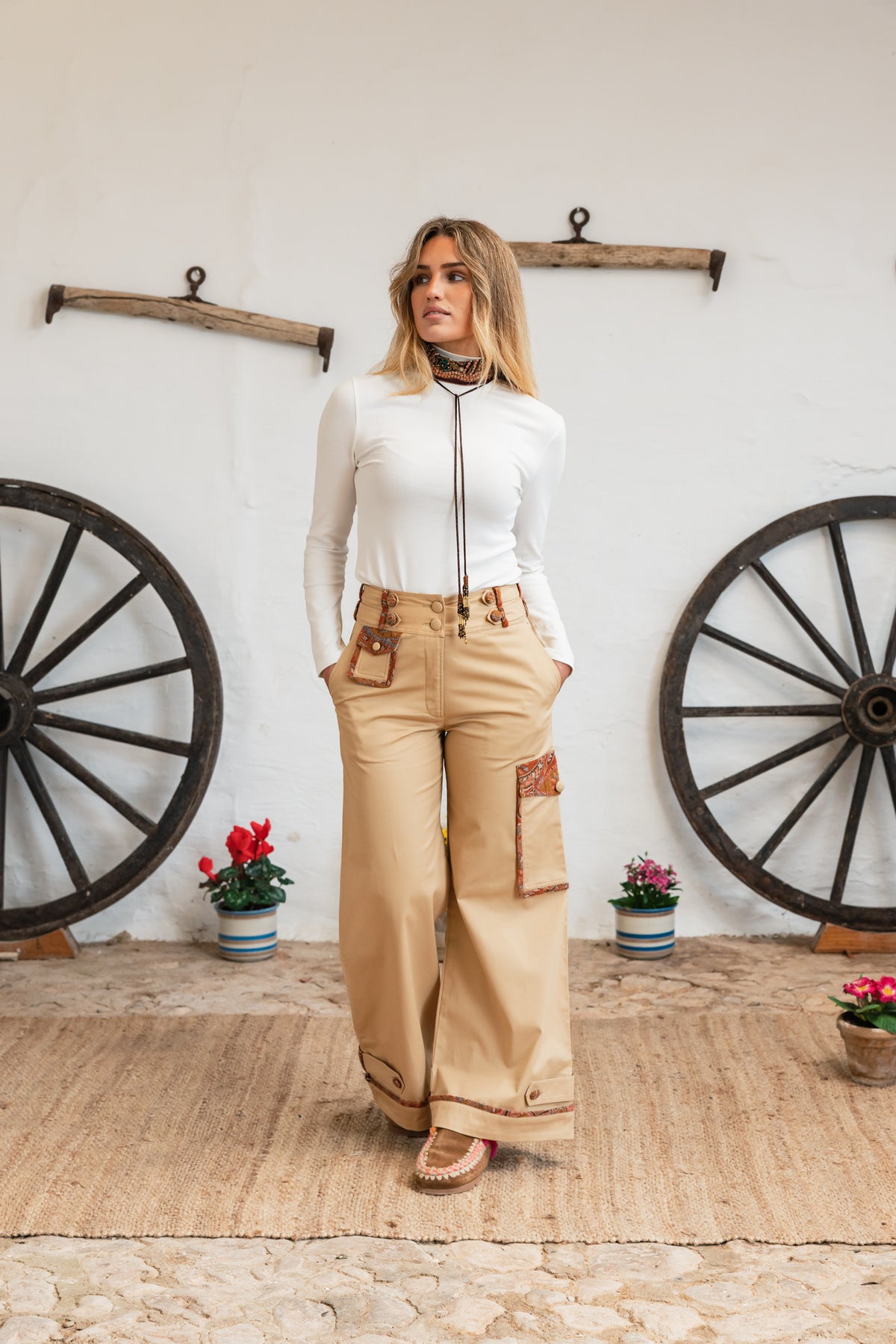Tramontana Pants & Wool Cream