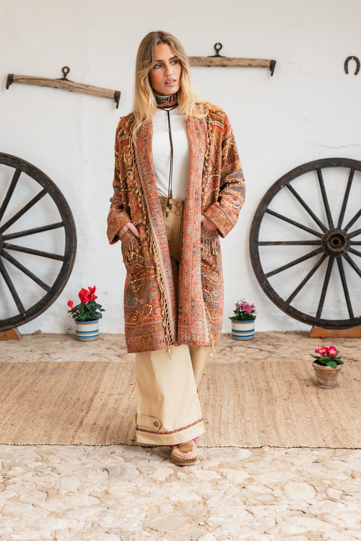 Sa Mesquida 3/4 Jacket & Embroidery