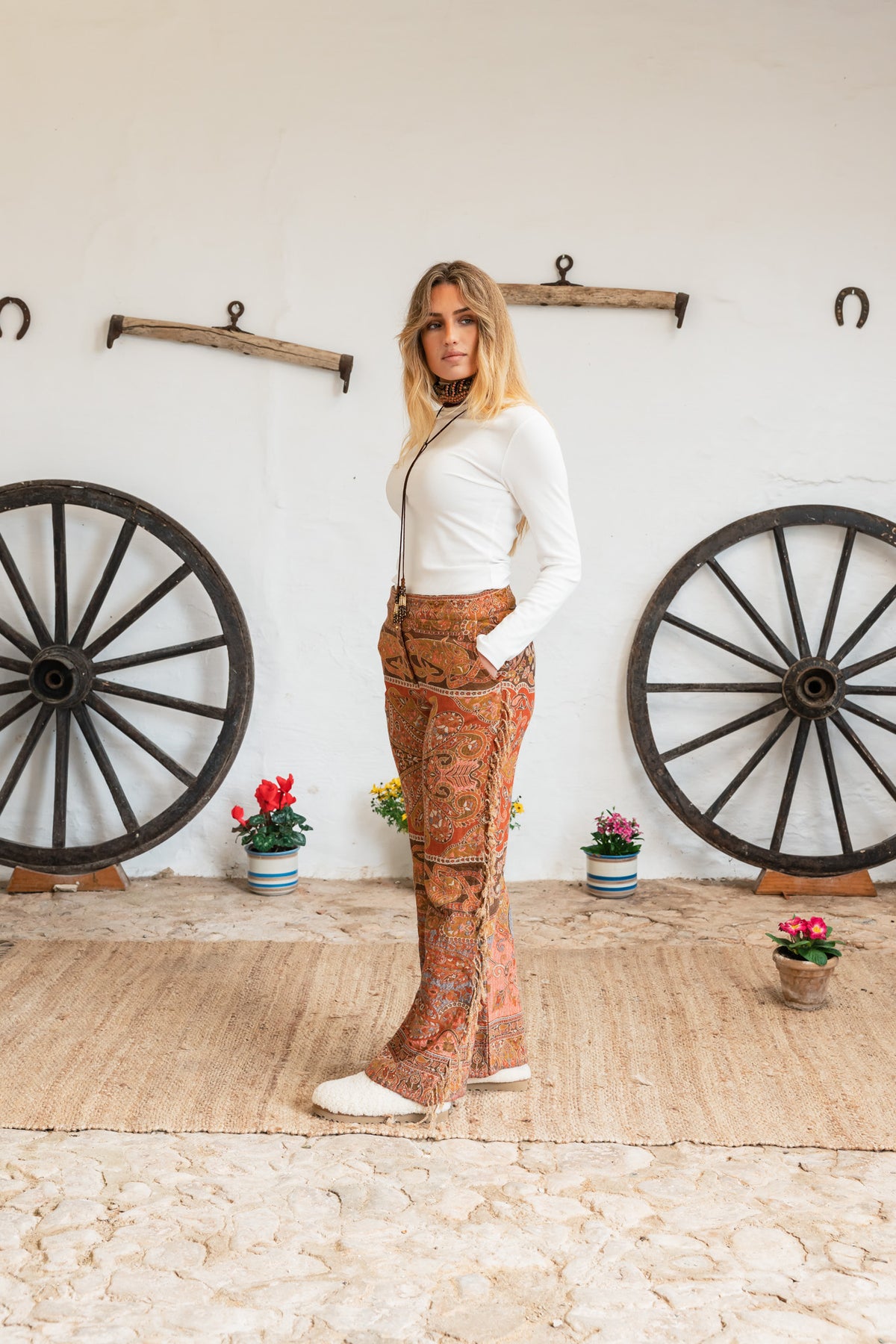 Sa Mesquida Pants Wool 100%