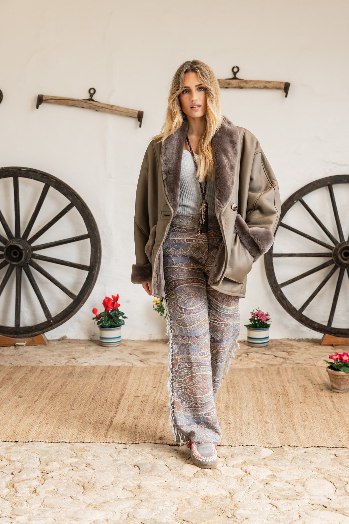 Sa Mesquida Pants Wool 100%