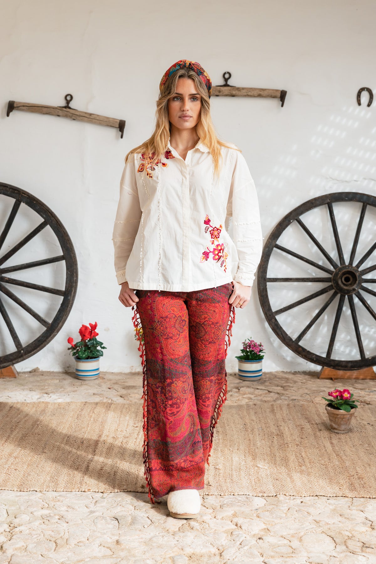 Sa Mesquida Pants Wool 100%