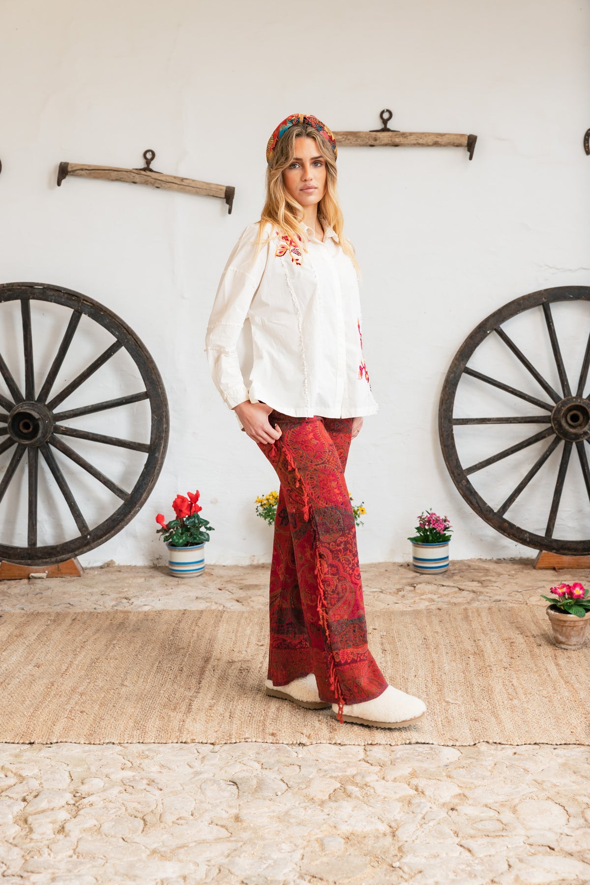 Sa Mesquida Pants Wool 100%