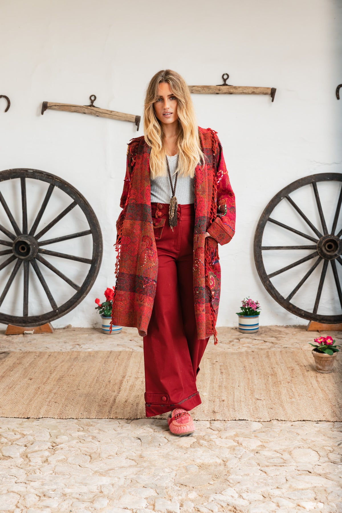 Sa Mesquida 3/4 Jacket & Embroidery