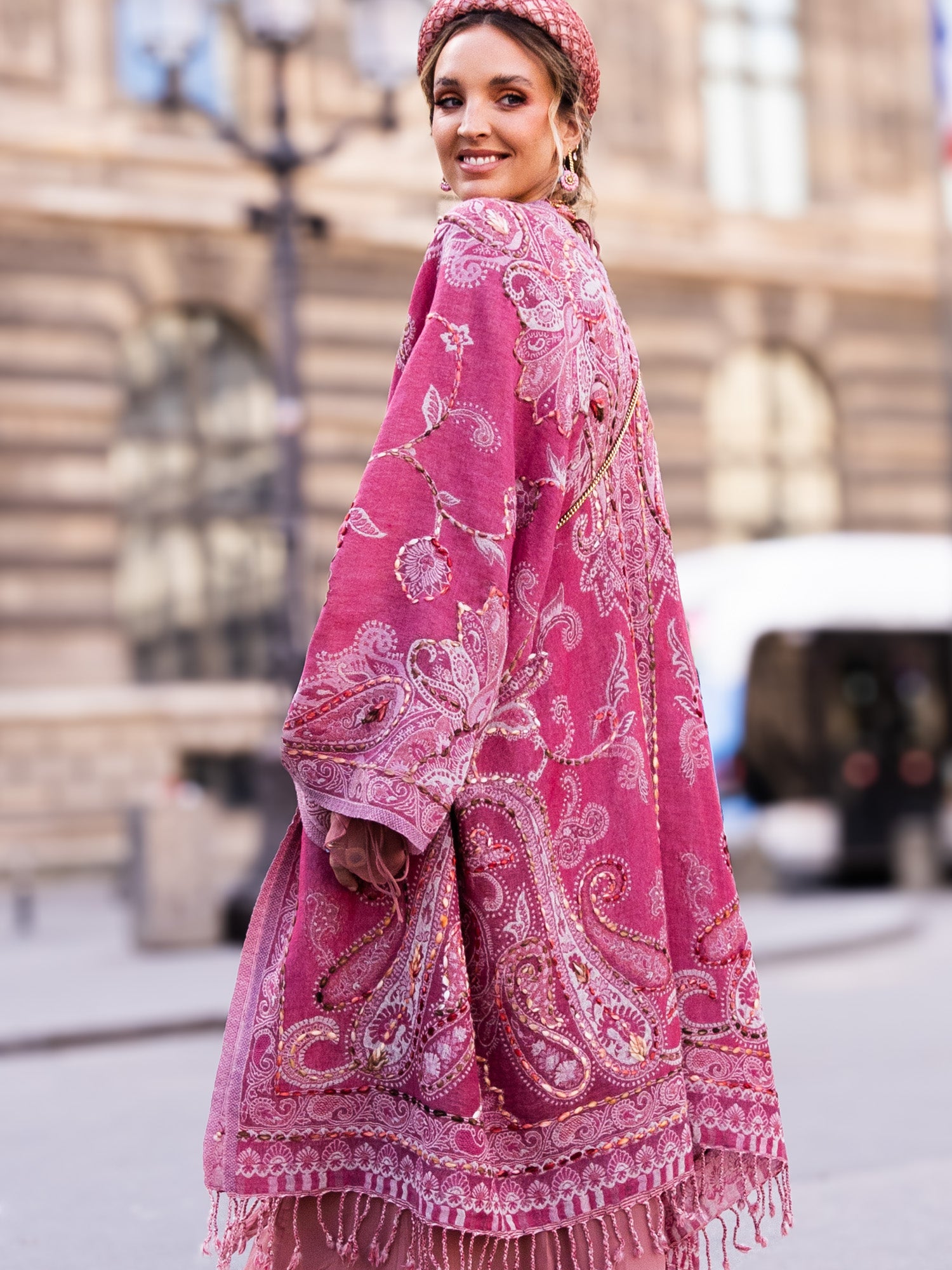 Amoha Poncho Pink & Colors (B2B)