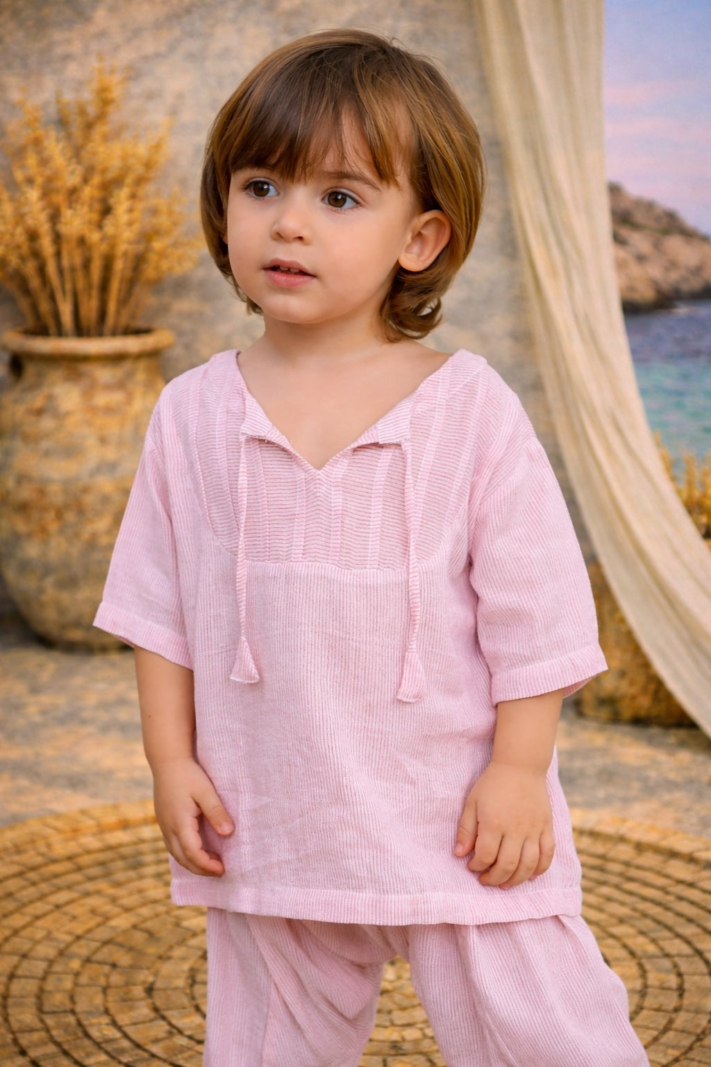 Kaka Pants Stripes Red